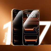 Mocoll for iPhone 17 Pro Screen Protector, 2.5D Full Cover Privacy Tempered Glass - Black