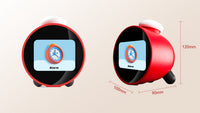 Leedor AI Clock Red - Voice Activated Ai Clock