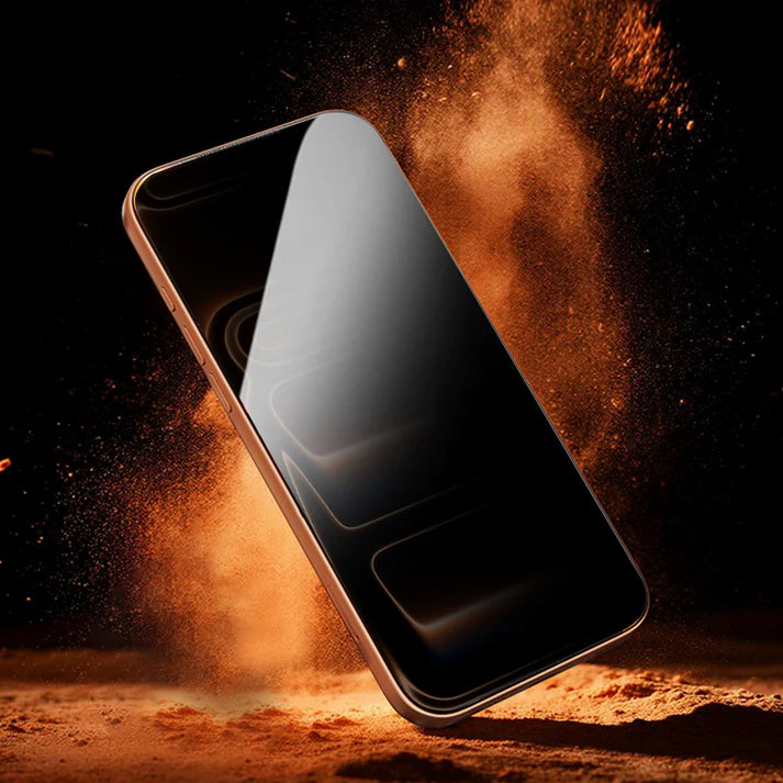 Mocoll for iPhone 17 Pro Max Screen Protector, 2.5D Full Cover Privacy Tempered Glass - Black