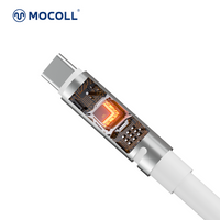 Mocoll MCC25-014: The 240W Fragrance Fast Charging Cable (C-C) - White Color