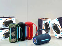 LEEDOR Outdoor Portable Mini Speaker - Bluetooth / 10M / 2400mAh - Blue