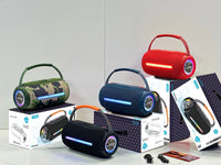 LEEDOR Outdoor Portable Mini Speaker - Bluetooth / 10M / 2400mAh - Blue