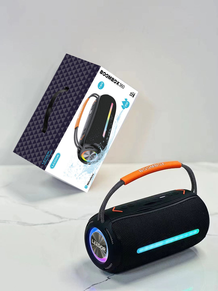 LEEDOR Outdoor Portable Mini Speaker - Bluetooth / 10M / 2400mAh - Blue