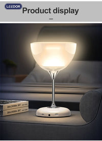 LEEDOR Desk Lamp Subwoofer Wireless Speaker - 5W / Bluetooth / White