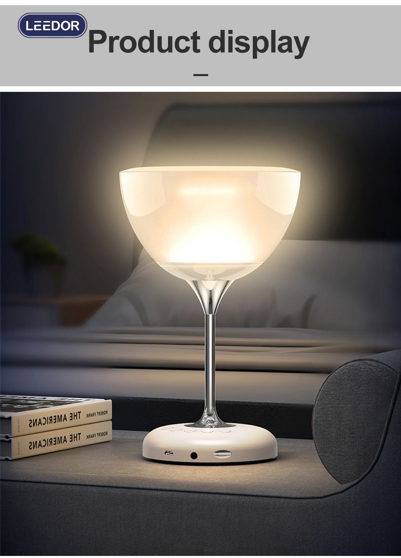 LEEDOR Desk Lamp Subwoofer Wireless Speaker - 5W / Bluetooth / White