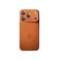 MOCOLL 360° Camera Lens Protector for iPhone 17 Pro | Tempered Glass with Metal Frame - Orange Color