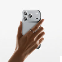 MOCOLL 360° Camera Lens Protector for iPhone 17 Pro Max | Tempered Glass with Metal Frame - Silver Color