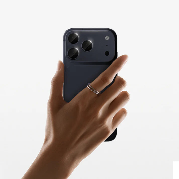 MOCOLL 360° Camera Lens Protector for iPhone 17 Pro | Tempered Glass with Metal Frame - Blue Color