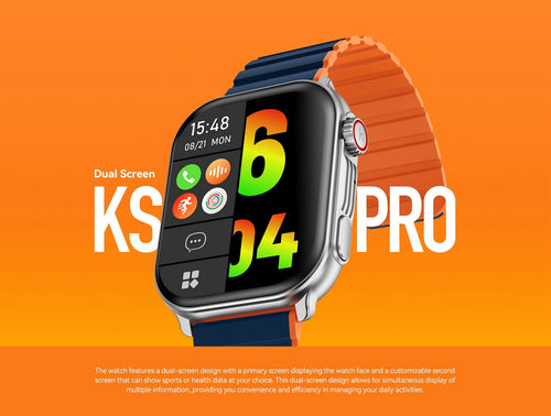 KIESLECT CALLING WATCH KS PRO SILVER - Open Box