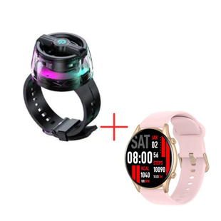 Leedor Mini Magnetic Bluetooth Speaker + Kieslect Smart Calling Watch KR Bundle