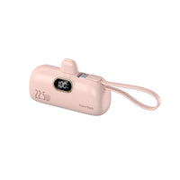 LEEDOR HT-DX268 Fast Charging Power Bank - 22.5W / 5000mAh / Pink