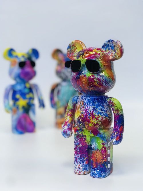 LEEDOR LD-B5 Colorful Painting Violent Bear Graffiti Speaker - 12W / 1200mAh