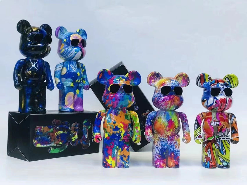 LEEDOR LD-B5 Colorful Painting Violent Bear Graffiti Speaker - 12W / 1200mAh