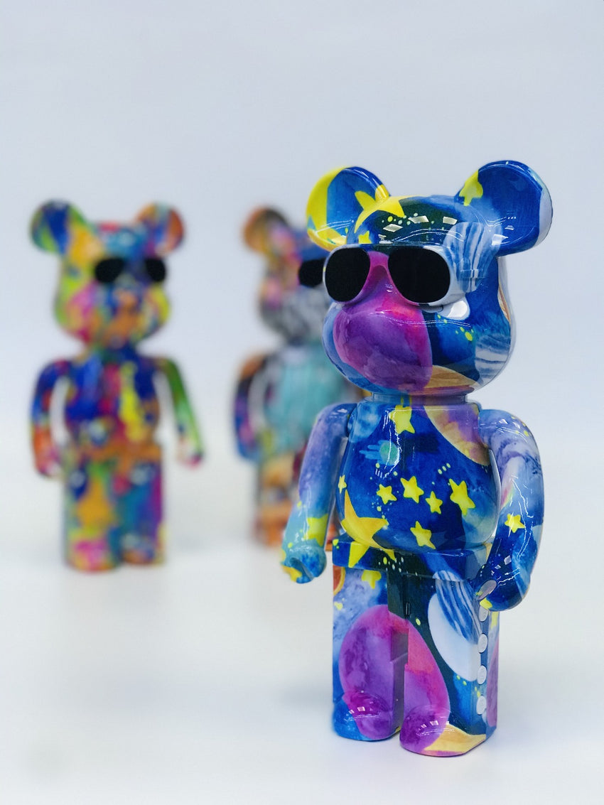 LEEDOR LD-B5 Colorful Painting Violent Bear Graffiti Speaker - 12W / 1200mAh