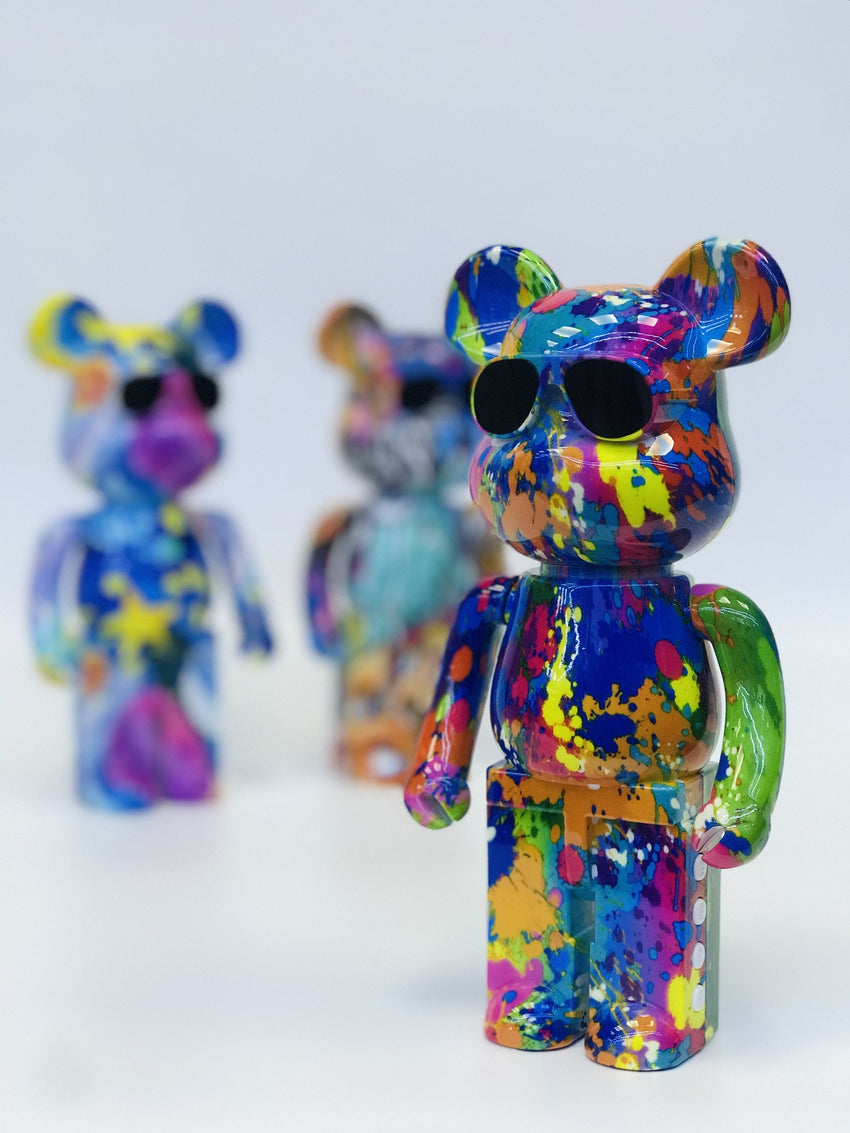 LEEDOR LD-B5 Colorful Painting Violent Bear Graffiti Speaker - 12W / 1200mAh