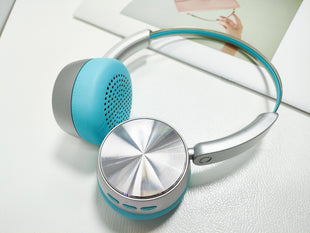 LEEDOR LD-AKZ-68A Pure Bluetooth Headphone - 800mAh / Blue