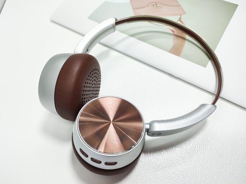 LEEDOR LD-AKZ-68A Pure Bluetooth Headphone - 800mAh / Brown