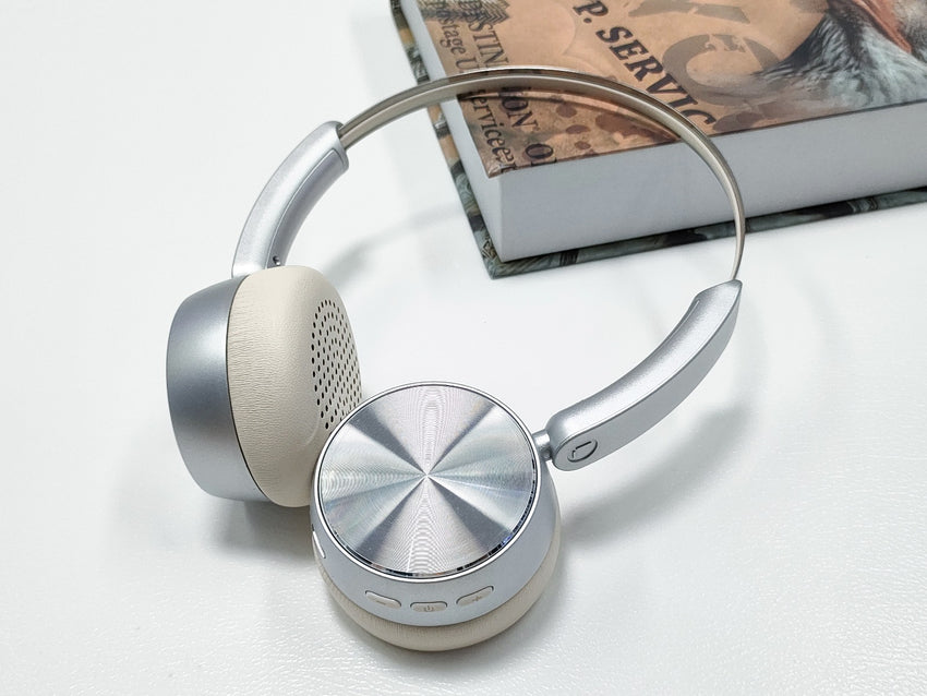 LEEDOR LD-AKZ-68A Pure Bluetooth Headphone - 800mAh / Cream