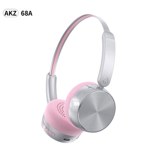 LEEDOR LD-AKZ-68A Pure Bluetooth Headphone - 800mAh / Pink