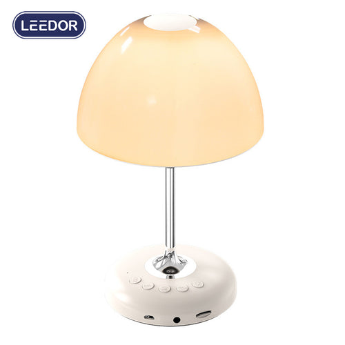 LEEDOR FM Remote Control Desk Lamp Wireless Speaker - 5W / Bluetooth / White