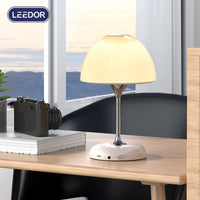LEEDOR FM Remote Control Desk Lamp Wireless Speaker - 5W / Bluetooth / White