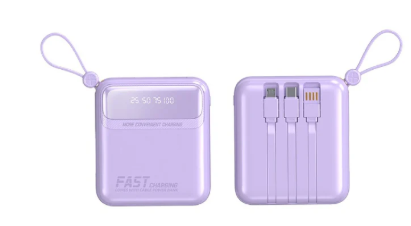 LEEDOR HT-DX250 Fast Charging Power Bank - 22.5W / 10000mAh / Purple