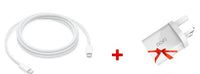 ROFI 20W USB-C Fast Charger & Apple C-C Cable Bundle | MFi Certified | White
