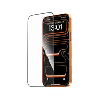 Mocoll for iPhone 17 Pro Max Screen Protector, 2.5D Full Coverage HD Tempered Glass - Black