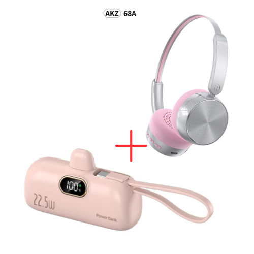 Leedor BT Headphones + Ultra-Fast Power Bank Bundle